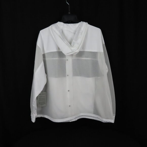 DKNY White and Gray Windbreaker Jacket Sz. XL - Picture 8 of 16